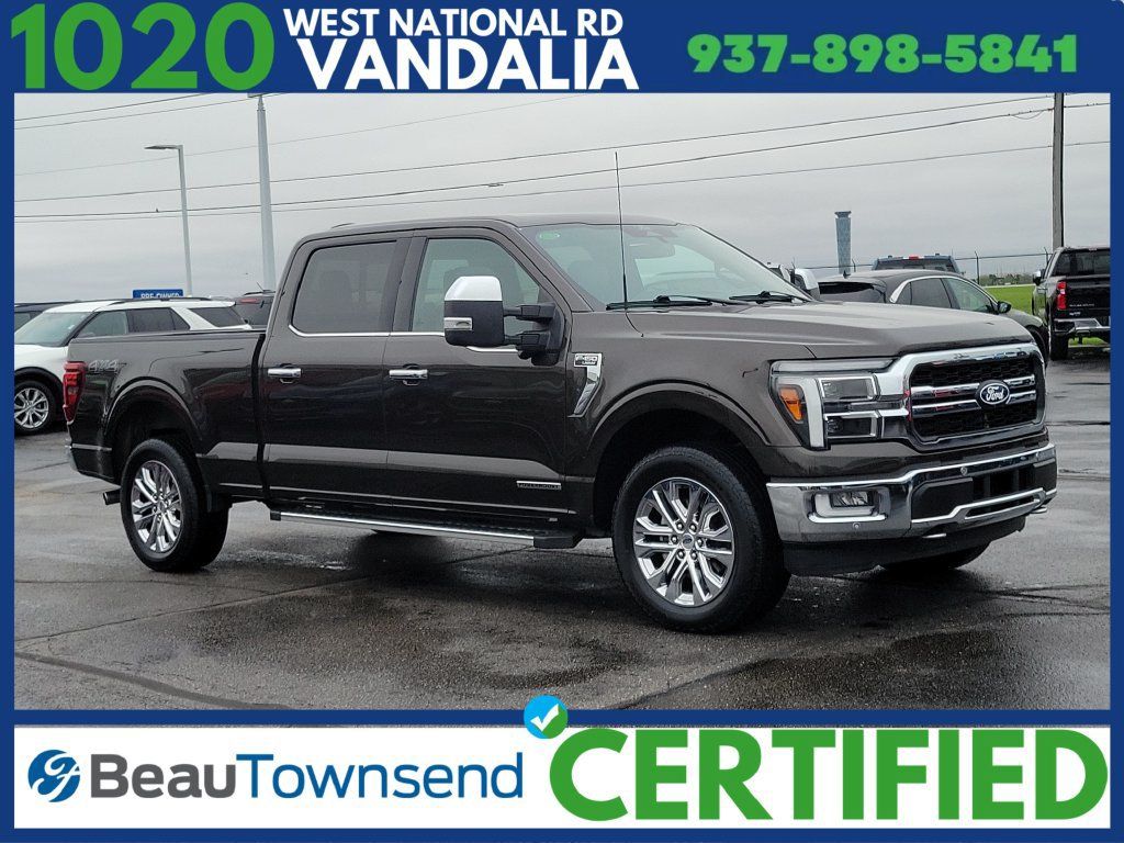 Certified 2024 Ford F150 Lariat w/ Equipment Group 502A High AWD/4WD 360° Tour