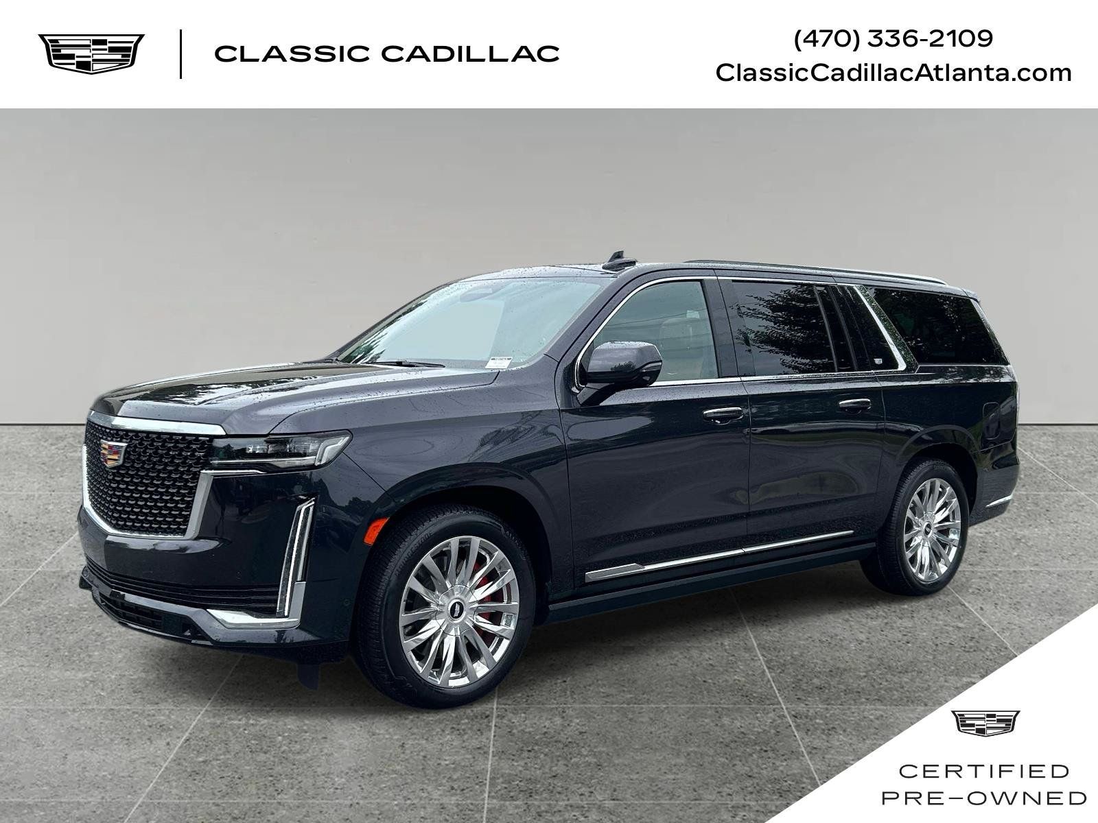 Certified 2022 Cadillac Escalade ESV Premium Luxury w/ Performance Package AWD/4WD image 1