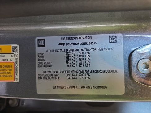 Used 2022 Chevrolet Tahoe LT w/ Luxury Package image 40