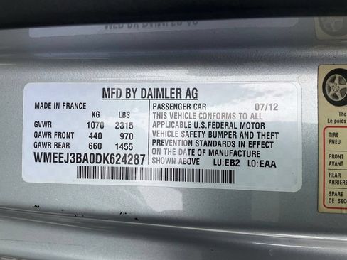 Used 2013 smart fortwo passion RWD image 18