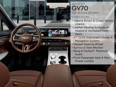 New 2026 Genesis GV70 2.5T Advanced image 17