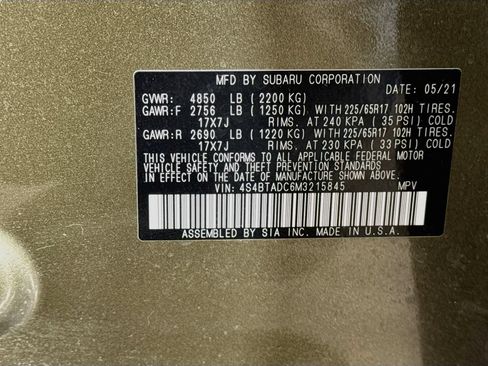 Used 2021 Subaru Outback Premium AWD/4WD image 40