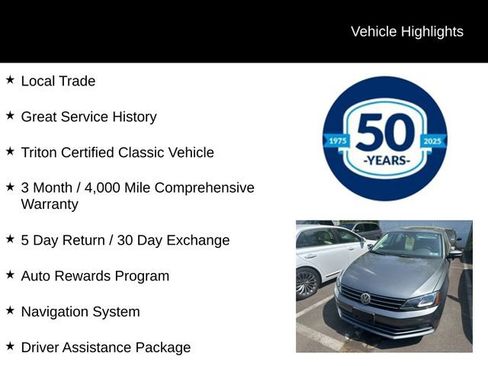 Used 2016 Volkswagen Jetta SEL w/ Lighting Package FWD image 5