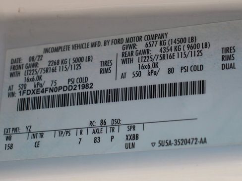 Used 2023 Ford E-450 and Econoline 450 Super Duty w/ Power Windows & Locks Group RWD image 45