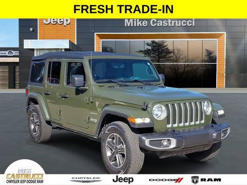 Used 2023 Jeep Wrangler Unlimited Sahara AWD/4WD image 1