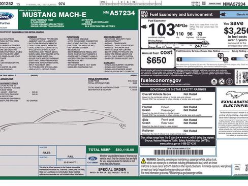 Used 2022 Ford Mustang Mach-E Premium RWD image 36