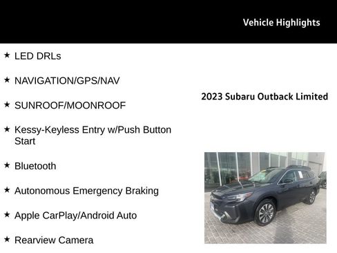 Used 2023 Subaru Outback Limited w/ Tech Package 2 image 28