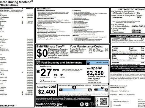 Used 2024 BMW 740i xDrive image 2