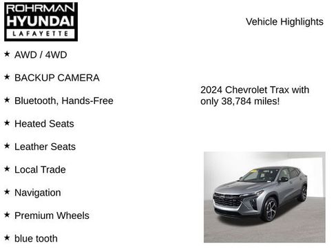 Used 2024 Chevrolet Trax RS w/ Driver Confidence Package image 7