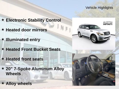 Used 2012 INFINITI QX56 2WD w/ Theater Pkg image 10