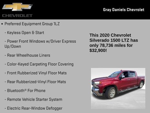 Certified 2020 Chevrolet Silverado 1500 LTZ w/ LTZ Premium Package image 8