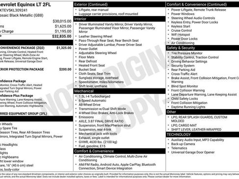 Used 2019 Chevrolet Equinox LT w/ Driver Convenience Package AWD/4WD image 33