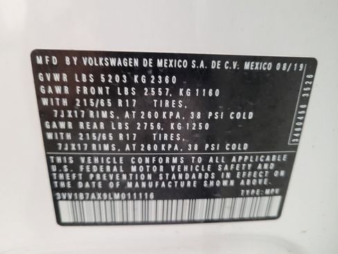 Used 2020 Volkswagen Tiguan S FWD image 33