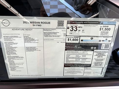 New 2025 Nissan Rogue SV image 74