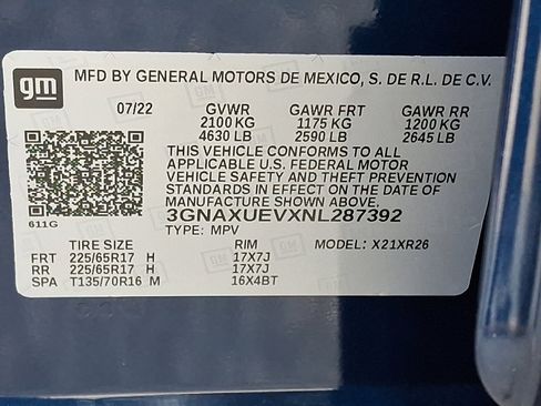 Certified 2022 Chevrolet Equinox LT image 28