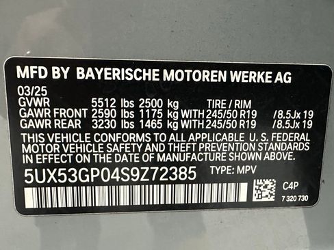 Used 2025 BMW X3 xDrive30i w/ M Sport Package image 11