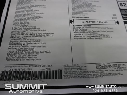 New 2026 RAM 1500 Rebel w/ Rebel Level 2 Equipment Group AWD/4WD image 46