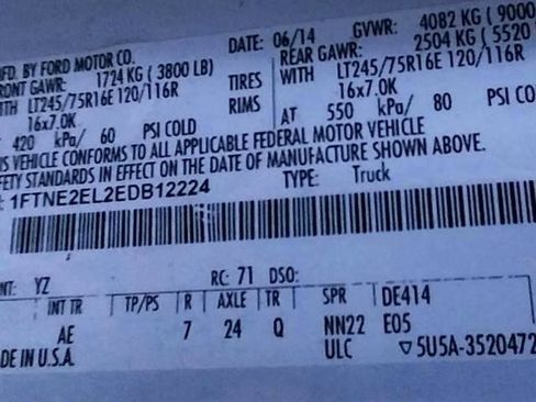 Used 2014 Ford E-250 and Econoline 250 w/ Power Group RWD image 11