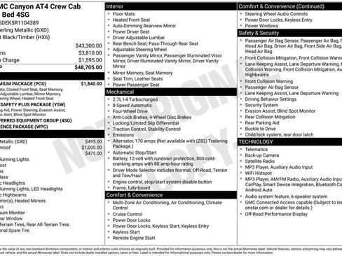 Used 2024 GMC Canyon AT4 w/ AT4 Premium Package AWD/4WD image 26