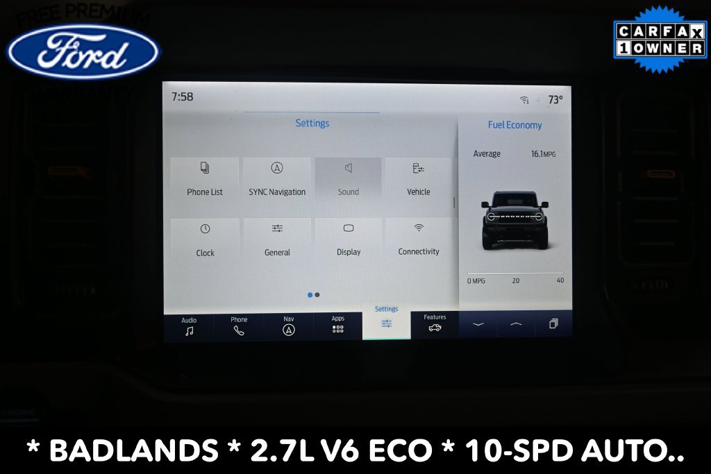 Used 2023 Ford Bronco Badlands w/ Sasquatch Package AWD/4WD image 16