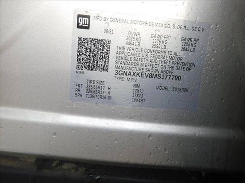 Used 2021 Chevrolet Equinox LT w/ LPO, Floor Liner Package FWD image 15