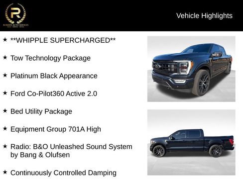 Used 2022 Ford F150 Platinum w/ Equipment Group 701A High AWD/4WD image 9