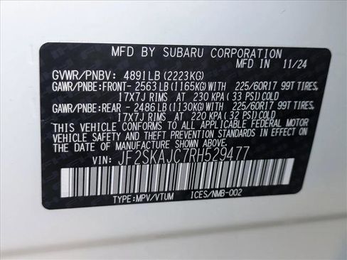 Used 2024 Subaru Forester Wilderness w/ Wilderness Package image 24