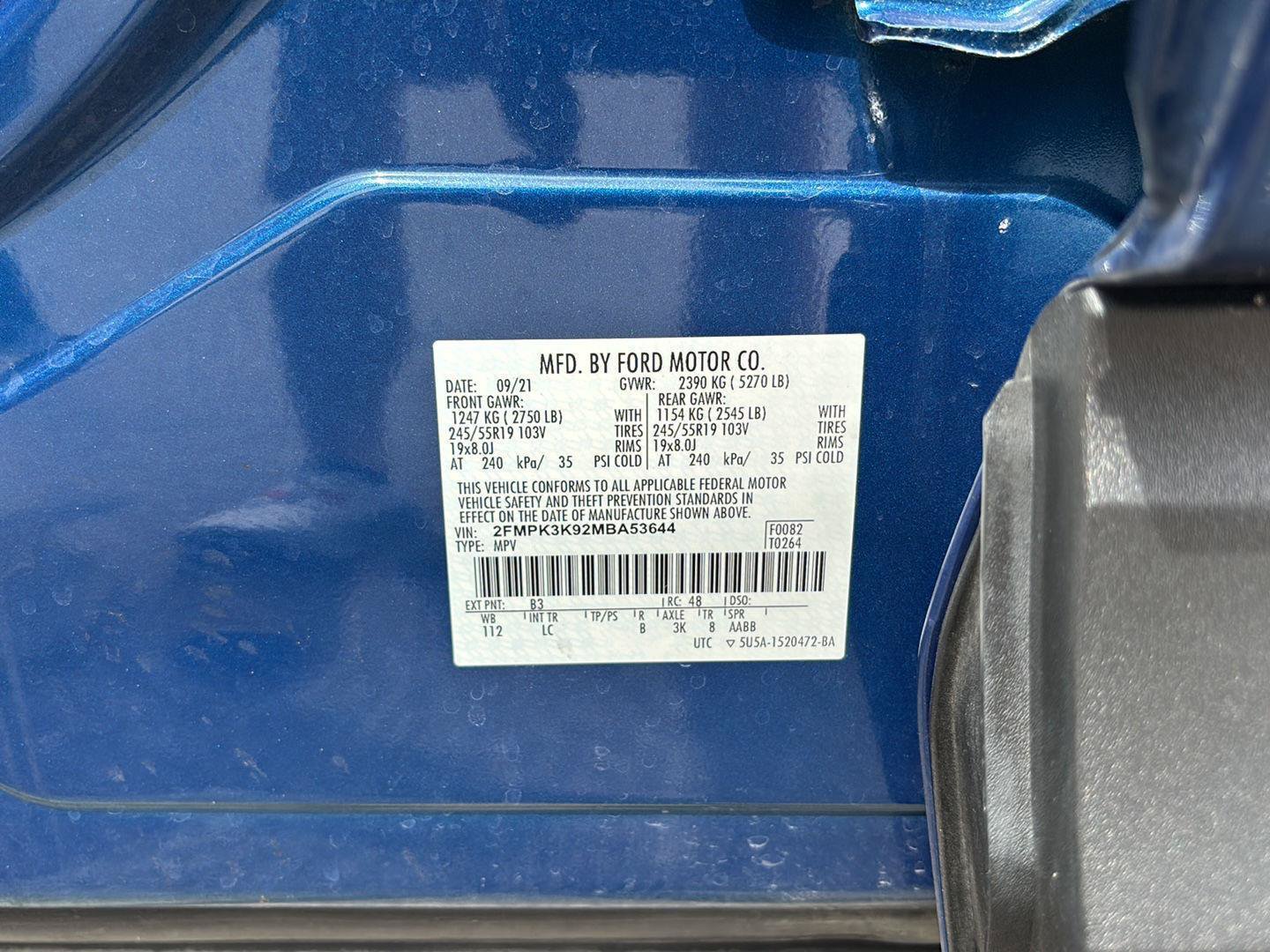 Used 2021 Ford Edge Titanium w/ Cargo Accessory Package FWD image 34