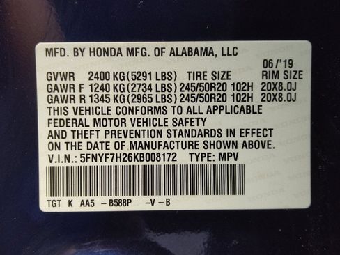 Used 2019 Honda Passport Sport image 33