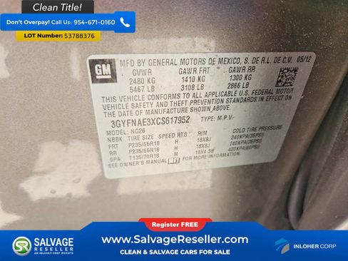 Used 2012 Cadillac SRX Luxury FWD image 17