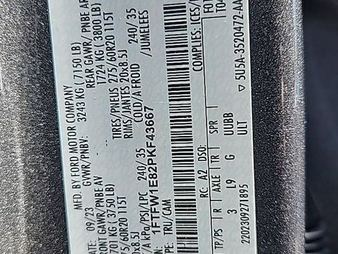 Used 2023 Ford F150 Lariat w/ Equipment Group 502A High AWD/4WD image 13