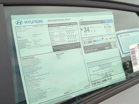 New 2025 Hyundai Elantra Sport image 17