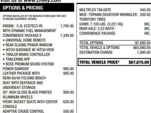 Used 2024 Chevrolet Silverado 1500 LT Trail Boss w/ Convenience Package II AWD/4WD image 2
