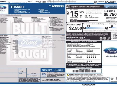 Used 2019 Ford Transit 150 XL image 9