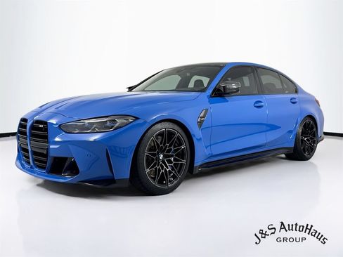 Used 2021 BMW M3 w/ M Carbon Exterior Package RWD image 3