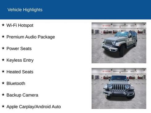 Used 2019 Jeep Wrangler Unlimited Sahara AWD/4WD image 2