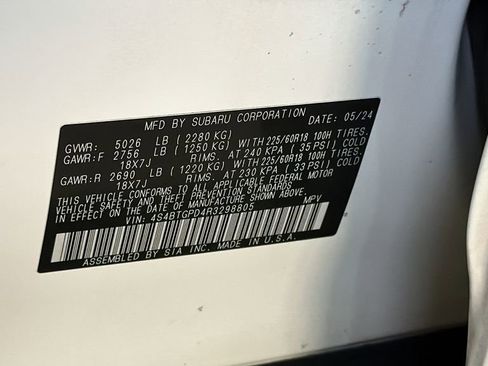 Used 2024 Subaru Outback Touring XT AWD/4WD image 34
