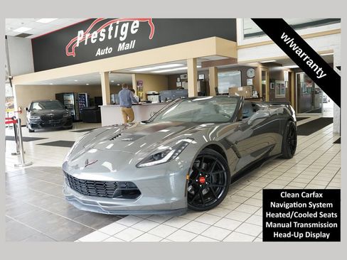 Used 2015 Chevrolet Corvette Stingray Convertible w/ 3LT Preferred Equipment Group RWD image 1