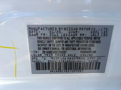 Used 2025 Nissan Sentra SV FWD image 27
