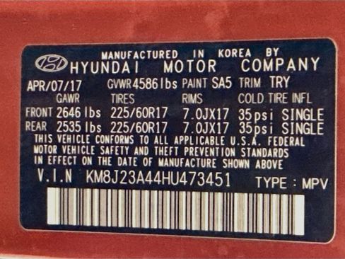 Used 2017 Hyundai Tucson SE FWD image 39