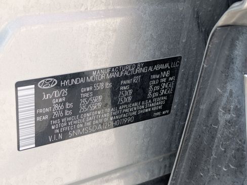 Certified 2023 Hyundai Santa Fe Limited AWD/4WD image 33