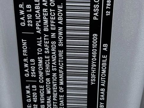 Used 2004 Saab 9-3 Aero image 30