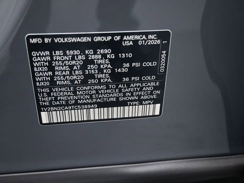 New 2026 Volkswagen Atlas SEL image 20