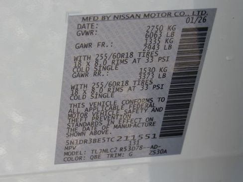 New 2026 Nissan Pathfinder SV AWD/4WD image 25