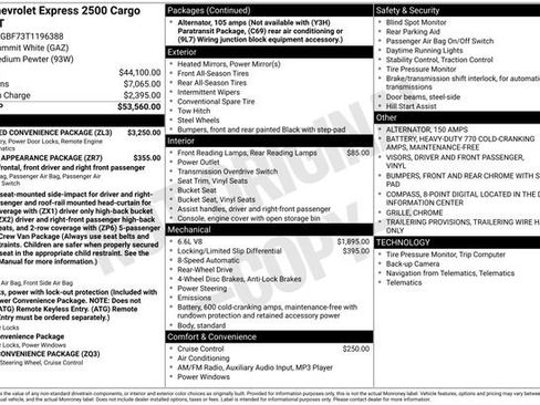 New 2026 Chevrolet Express 2500 Extended w/ Enhanced Convenience Package RWD image 17