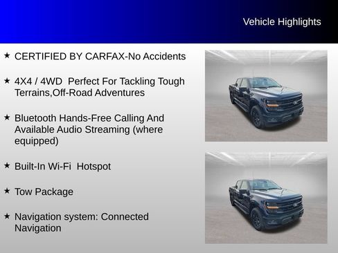 Used 2024 Ford F150 XLT w/ FX4 Off-Road Package AWD/4WD image 4