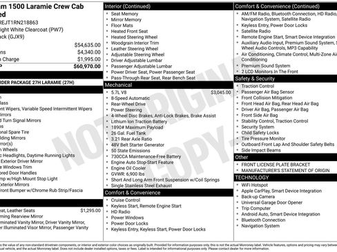 Used 2024 RAM 1500 Laramie RWD image 1