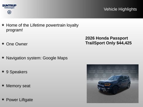 Used 2026 Honda Passport TrailSport image 7