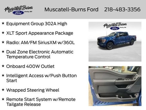Used 2023 Ford F150 XLT w/ Equipment Group 302A High AWD/4WD image 14