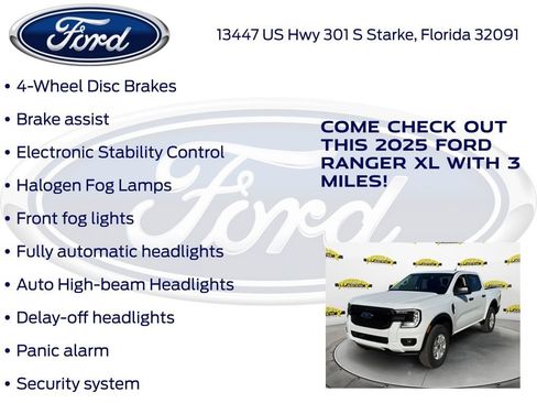 New 2025 Ford Ranger XL image 25
